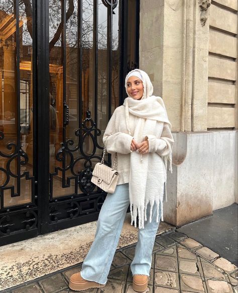 Hijabi Autumn Outfits, Hijabi Winter, Hijabi Winter Outfits, Fall Outfits Modest, Modest Winter Outfits, Hijab Fashion Summer, Estilo Hijab, Hijabi Fits, Stile Hijab