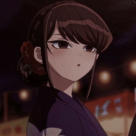 anime: komi can't communicate Matching Profile Pictures Anime, Anime Profile Picture, Komi Can't Communicate, Komi-san Wa Komyushou Desu, Komi Cant Communicate, Matching Profile, Creative Profile Picture, Cute Anime Profile Pictures, Drawing Images