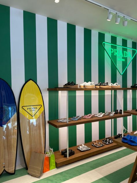 Hamptons Prada Pop Up Store Summer Pop Up Store, Beach Pop Up Store, Adidas Pop Up Store, Beach Brand Activation, Loewe Pop Up Store, Hamptons Summer, Pop Up Bar, Beach Events, Pop Up Market