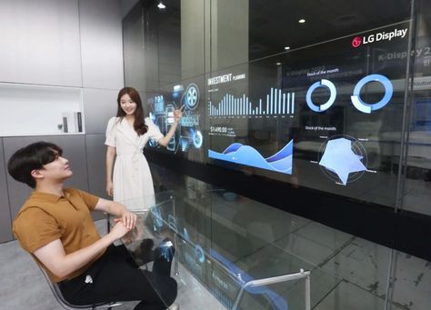 LG Display bakes cinematic sound into gigantic TV's OLED panel Hydrogen Element, Tv Sound System, Glass Wall Design, Lg Display, Tv Panel, Oled Tv, Display Panel, Sound System, Projector