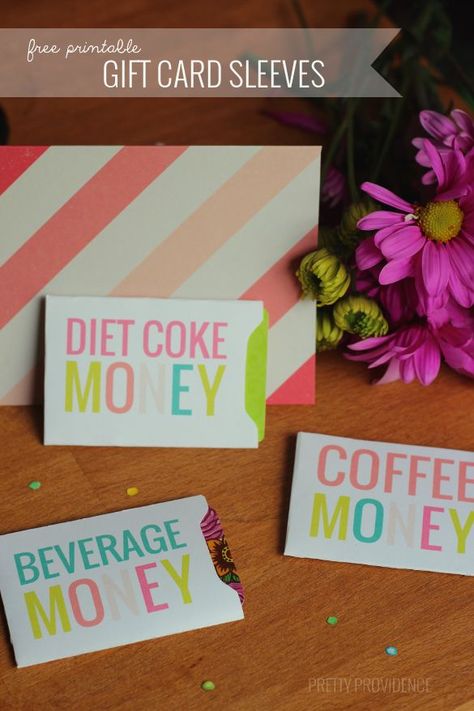 SUCH A FUN GIFT IDEA!! Get your friend a sonic or starbucks gift card and add this cute (free) gift card sleeve! #caffeine #dietcokeismylovelanguage Panera Gift Card Ideas, Gift Card Sleeve, Coke Gifts, Free Starbucks Gift Card, Free Printable Birthday Cards, Coffee Gifts Card, Cars Ideas, Gift Card Envelope, Free Printable Gifts