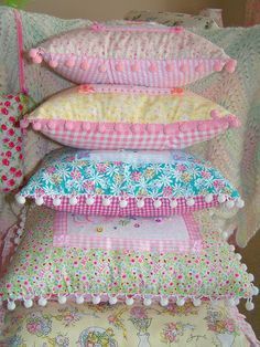 Crochet Pillow Cases, Embroidered Pillows, Marie Rose, Lace Pillow, Pillow Bag, Cushion Cover Designs, Bantal Sofa, Chic Pillows, Pretty Pillow