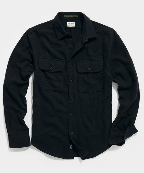 Double Pocket Shirt, Chamois Shirt, Utility Shirt, Todd Snyder, Clothing Black, The Alps, Layer Style, Cashmere Turtleneck, Pocket Shirt