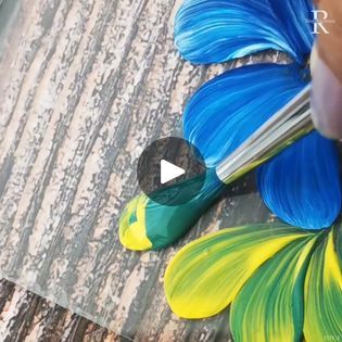 Painting AWESOME on an Acrylic Sheet | Painting AWESOME on an Acrylic Sheet | By Colors N Shades-The magical RenderingFacebook Acrylic Sheet Painting, Ideas For Acrylic Painting, Painting On Acrylic, Sheet Painting, Art Demo, Paint Flowers, Creative Painting, Acrylic Sheets, Metallic Colors