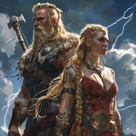 Who doesn’t love a tragic breakup? At first Freyr and Freyja were lovers. After the war between the two clans of gods the pair split up. Both Freyr and Freyja were moved to #Asgard as hostages when peace was made between Vanir and Aesir. Freyr became the husband of Gerd, while Freyja married Od, god of the sun. But Od disappeared and Freyja wandered the earth searching for him and wept tears of gold, which turned into fertile cord seeds that took root. Freyja also presided over magic, pro... Freya And Freyr, Freyja Aesthetic, Freyr God, Tears Of Gold, Viking Gods, Freya Goddess, God Of The Sun, Norse Gods, Mythology Art