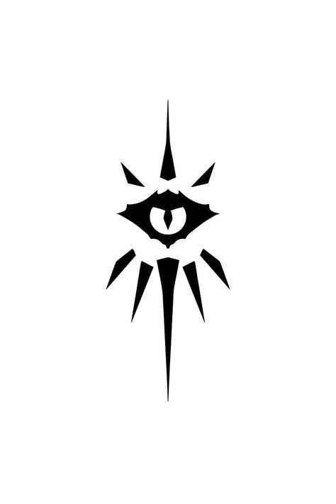 Icon for the Warlock class Warlock Symbol Dnd, Dnd Warlock Tattoo, Warlock Tattoo Ideas, Warlock Symbols, Dungeons And Dragons Warlock, Dnd Class Icons, D&d Warlock, Dnd Roles, Warlock Drawing