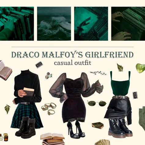 Ellie on Instagram: "It's time for Draco Malfoy 🖤 #dracomalfoyedits #dracomalfoyedit #dracomalfoy #outfitharrypotter #outfit #outfits #harrypotterfan #hpedit #hpedits #hp #harrypotteredit #harrypotteredits" Draco Malfoy Outfit Ideas, Draco Malfoy Outfit, Slytherin Outfit, Dark Academia Fashion, Academia Fashion, Harry Potter Fan, Draco Malfoy, Casual Girl, Dark Academia