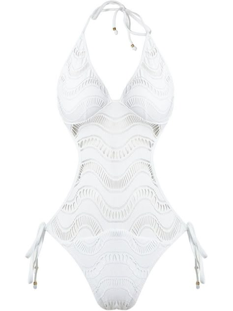 Pattern Swimsuit, Mesh Bathing Suit, Swimsuit White, Swimsuits Outfits, Swimsuit Pattern, White One Piece, Brazilian Cut, Outfit White, Cute Bathing Suits