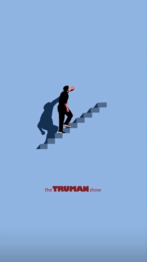 The Truman Show Wallpaper, Truman Show Wallpaper, The Truman Show, Iphone Dynamic Wallpaper, Film Posters Art, Best Movie Posters, Film Poster Design, Movie Posters Design, Pop Art Wallpaper