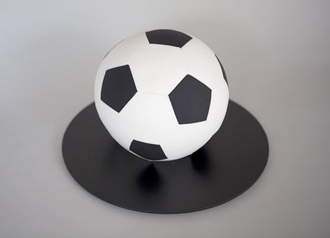 3D Soccer Ball Cake by Sweet Tiers Soccer Ball Cake, Ball Cake, Bday Ideas, Soccer Ball, Soccer, Cake, Football