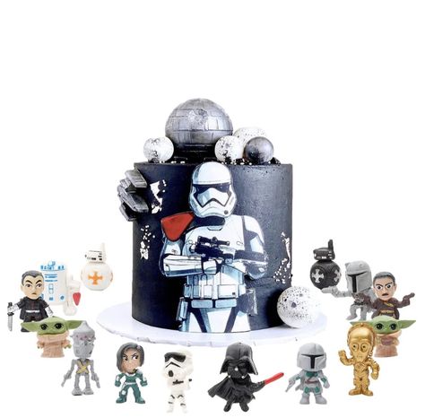 14pcs Cake Topper for Star Wars,Theme Party Supplies for Star Wars , Children's Birthday Cake Topper Star Wars Cake Decorations, Star Wars Cakes, Star Wars Theme Birthday, Star Wars Party Decorations, Star Wars Cake Toppers, Star Wars Birthday Cake, Star Wars Theme Party, Birthday Cake Decoration, Star Wars Cake