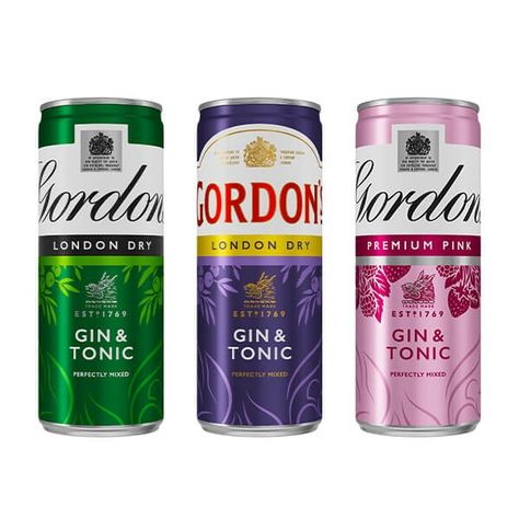 Gordon's Gin & Tonic Gordons Gin, Gordon's Gin, Gin Tonic, Gin And Tonic, Gin