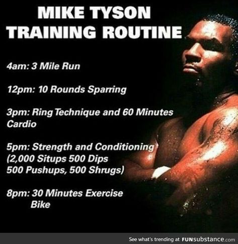 Mike Tyson Workout, Mike Tyson Training, Boxing Training Routine, Mike Tyson Quotes, Boxer Workout, Boxer Training, Mighty Mike, Fighter Workout, Boxing Training Workout