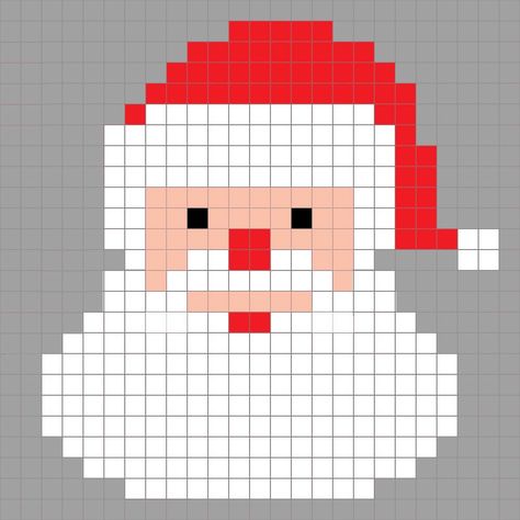 The other day I gave my social media followers a peek at this crochet Santa square and now I am going to give you the graph pattern and tell you a little bit about a large project I have in the works! Santa is square number 1 of 9 total squares that are going to … Pixel Art Noel, Grinch Pattern, Lidia Crochet Tricot, Christmas Crochet Blanket, Character Blankets, Anting Manik, Repeat Crafter Me, Crochet Santa, Xmas Cross Stitch