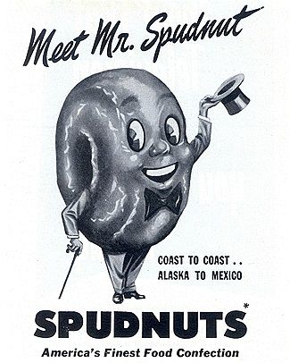 Spudnuts Recipe, Richland Washington, Altered Photography, Homemade Doughnuts, Doughnut Shop, Advertisement Design, Dodge City, Retro Posters, Food Cartoon