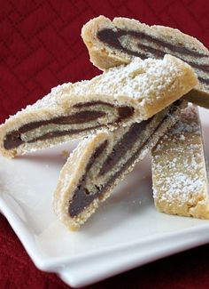 Bake-and-Slice Chocolate Swirls- my families favorite #Christmas cookie recipe for the last 40+ years. Chocolate Swirls, Bar Treats, Yummy Deserts, Pane Dolce, Delicious Deserts, Favorite Cookie Recipe, Recipe Cookbook, Chocolate Heaven, Chocolate Swirl