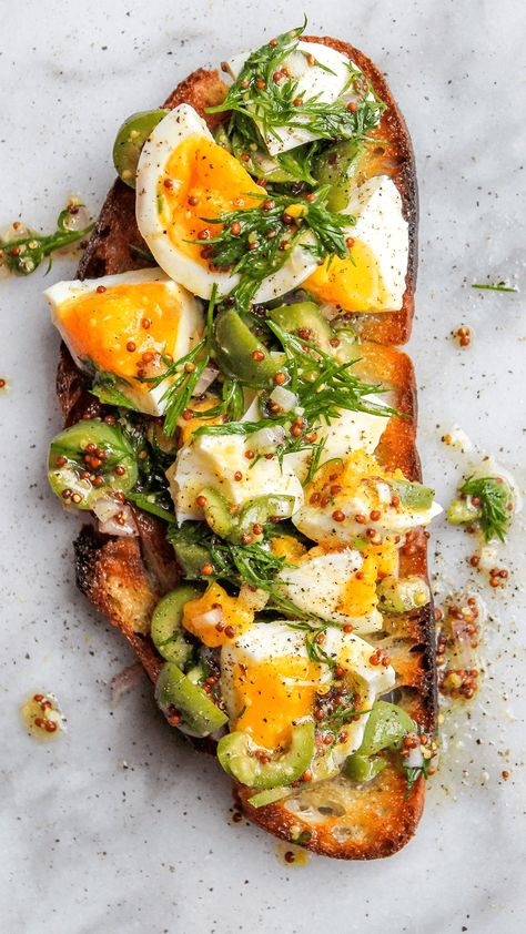 Breakfast Archives - Page 5 of 8 - bon abbetit Salads With Egg, Soft Boiled Egg Salad, Open Face Toast Ideas, Soft Boiled Egg Breakfast, Beet Toast, Boiled Eggs Breakfast Ideas, Work Breakfast Ideas, Grit Bowl, Egg Salad Breakfast