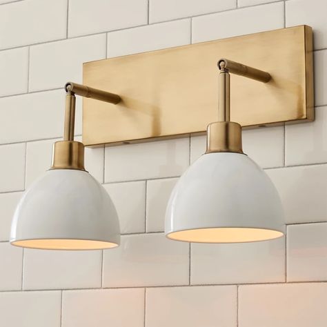 Vanity Lighting - Over Mirror Bathroom Lights - Shades of Light Over Sink Lighting, Vanity Lighting Over Mirror, Bathroom Light Shades, Kitchen Sink Lighting, Modern Contemporary Bathrooms, Contemporary Bathroom Lighting, Modern Contemporary Bathroom, Above Sink, Modern Vanity Lighting