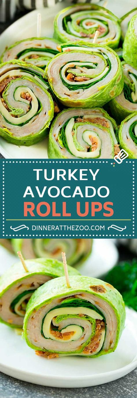 Avocado Roll Ups, Sandwiches Turkey, Turkey Pinwheels, Turkey Roll, Turkey Avocado, Turkey Roll Ups, Super Bowl Food Healthy, Superbowl Food, Pinwheel Sandwiches