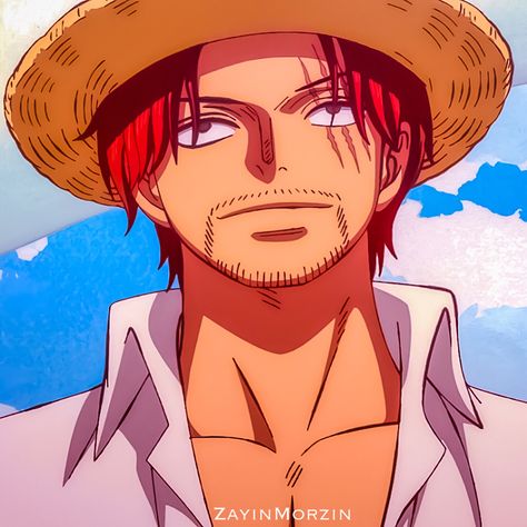 Shanks Red Hair Shanks, Monkey Icon, Manga Japan, One Piece Cartoon, Film Red, One Piece Drawing, One Piece Comic, One Piece Fanart, Manga Anime One Piece