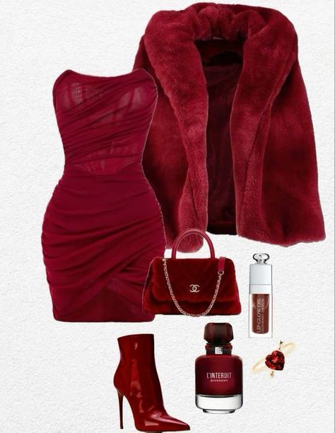 Pelo Color Vino, Video Dress, Trendy Outfit Ideas, Celebrity Music, Digital Marketer, Trendy Fall Outfits, Classy Casual Outfits, Red Outfit, Kpop Fashion Outfits