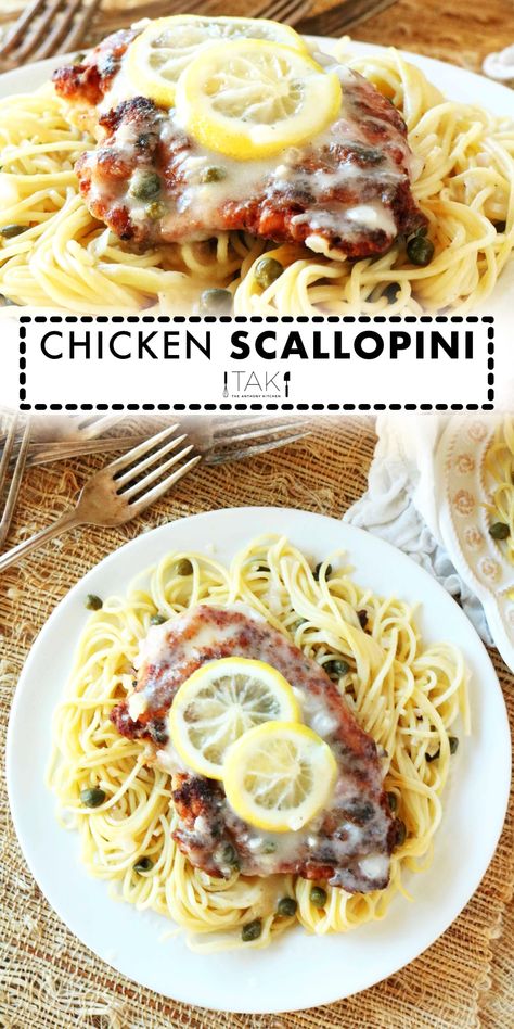 Chicken Cutlet Dinner Ideas, Easy Lemon Chicken, Cutlet Recipes, Chicken Scallopini, Italian Dinners, Piccata Sauce, Capers Recipe, Chicken Cutlet Recipes, Chicken Cutlet