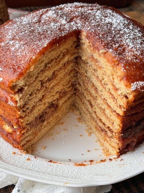 APPALACHIAN APPLE STACK CAKE Appalachian Stack Cake, Apple Stack Cake Recipe, Stack Cake Recipe, 7 Layer Cakes, Apple Stack Cake, Stack Cake, Appalachian Recipes, Ice Cream Pudding, Old Fashioned Banana Pudding