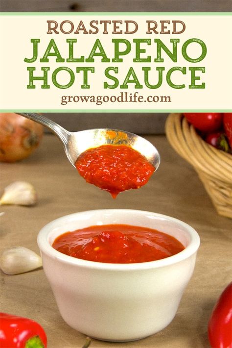 Red Jalapeno Hot Sauce, Jalapeno Hot Sauce Recipe, Canning Sauces, Jalapeño Hot Sauce, Canning Peppers, Hot Sauce Recipe, Red Jalapeno, Homemade Hot Sauce, Mexican Sauce