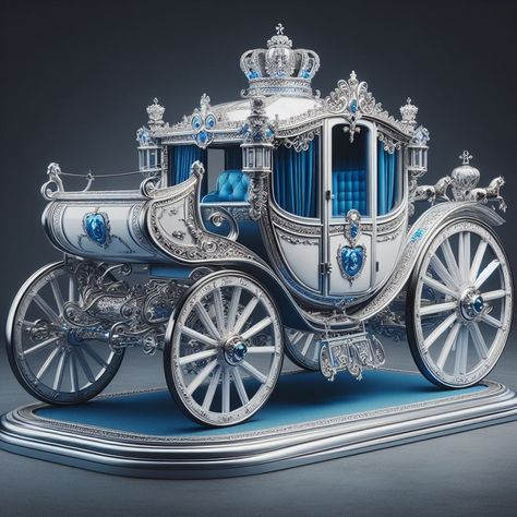 Fantasy Carriage, Cinderella Carriage, Nostalgic Art, Interesting Topics, Futuristic Art, Car Car, Art And Technology, Amazing Architecture, Light Art