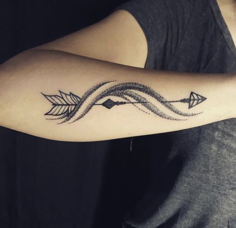 Wind Tattoo, Arrow Tattoos For Women, Tattoo Arrow, Arrow Tattoo Design, Native Tattoos, Dragon Tattoo For Women, Forarm Tattoos, Arrow Tattoo, Arrow Tattoos