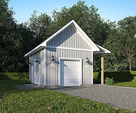 Detached garage with apartment