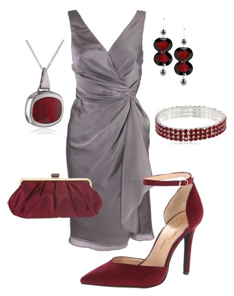 "Silver wrap dress (mother of the bride) #765" by highheelsandhotflashes ❤ liked on Polyvore featuring Matthew Eager, Nine West, Jessica Simpson, Jozica and 1928 Dark Grey Dress Outfit, Grey Dress Outfit, Dress Outfits Party, Dress Mother Of The Bride, Mob Dresses, Holiday Party Dresses, Brides Wedding Dress, Groom Outfit, Mothers Dresses