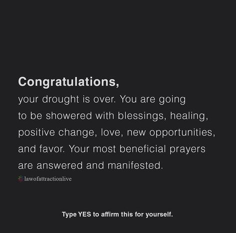 Congratulations Blessing are coming to you Relationship Blessing Quotes, Congratulations Aesthetic, Congratulations Manifestation, Universe Blessings, Hospitality Aesthetic, Manifesting A Promotion, Count Your Blessings Not Your Problems, Manifest Abundance Quotes, Law Of Attraction Meditation