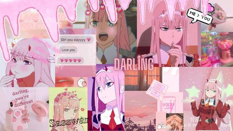 Zero Two Aesthetic Wallpaper, Two Aesthetic, Tab Wallpaper, Aesthetic Wallpaper 4k, Anime Computer Wallpaper, Kanato Sakamaki, Kawaii Potato, Macbook Air Wallpaper, Wallpaper Engine