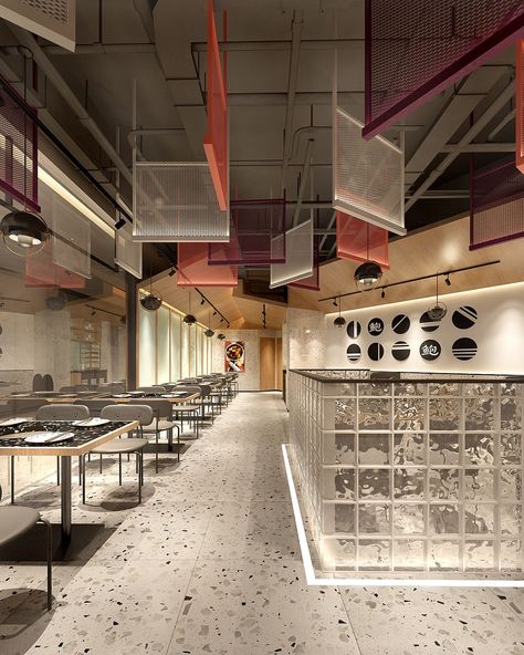 Canteen Design, Coffee Shop Design, Cafe Interior Design, Restaurant Interior Design, Glass Blocks, Restaurant Interior, Office Interior Design, Cafe Interior, Cafe Design