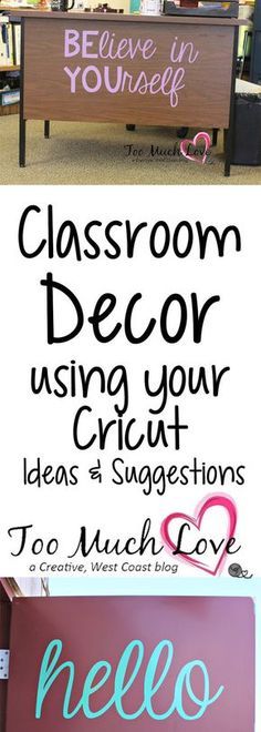 How to use your cricut to decorate your classroom Classroom Homeschool, Middle School Classroom, New Classroom, Classroom Door, Classroom Setup, Classroom Design, Classroom Inspiration, Beginning Of School, Music Classroom