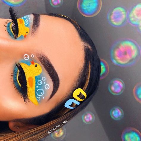 Crazy Face Paint, Lip Painting, Themed Makeup, Makeup Charts, Tiktok Makeup, Face Charts, Makeup Drawing, Food Sculpture, Cute Eye Makeup