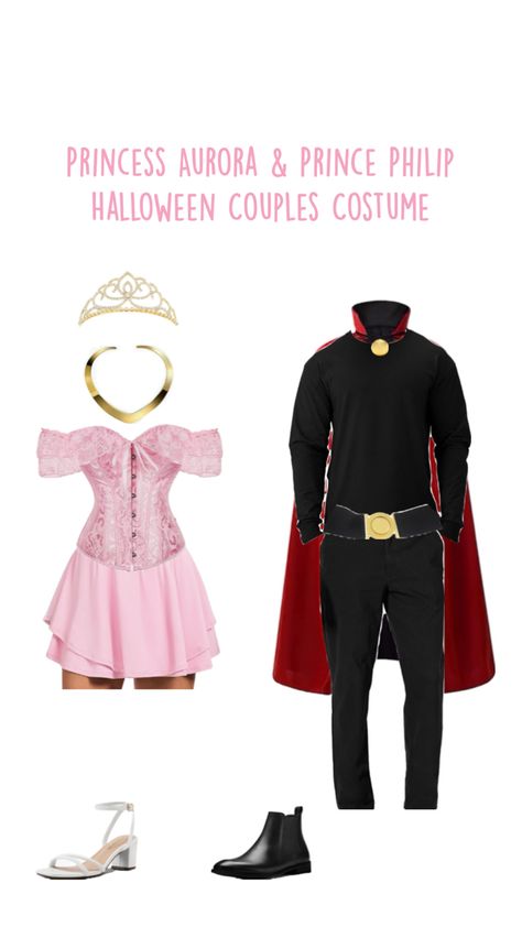 Halloween Rave Outfits, Halloween Couples Costume, Aurora Costume, Halloween Rave, Prince Costume, Halloween Couples, Princess Halloween Costume, Couples Costume, Cute Couple Halloween Costumes