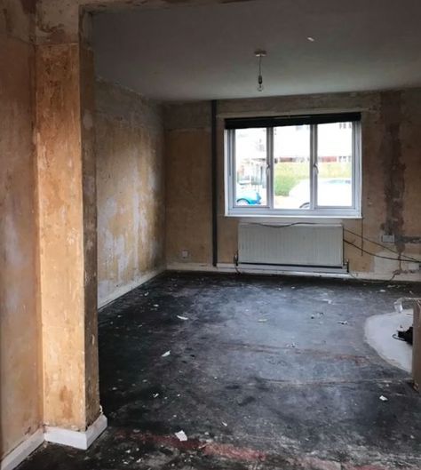 A MUM has shared how she revamped her council house on a budget – but trolls say she shouldn’t live in social housing if she can afford to renovate. The mum documented the renovation of her home and she said she was “breaking a stereotype” in doing so. But some commenters have slammed her, saying […] Council House Living Room, Ex Council House Renovation, Council House Interior, Council Flat Renovation, Council House Living Room Ideas, Council Flat Makeover, Flat Renovation Ideas, Ex Council House Makeover, Council House Makeover