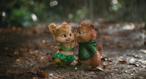 Eleanor And Theodore, Eleanor Alvin And The Chipmunks, Theodore And Eleanor, Double Couple, The Chipettes, Ballet Boys, Cute Pikachu, Islamic Cartoon, In The Zoo