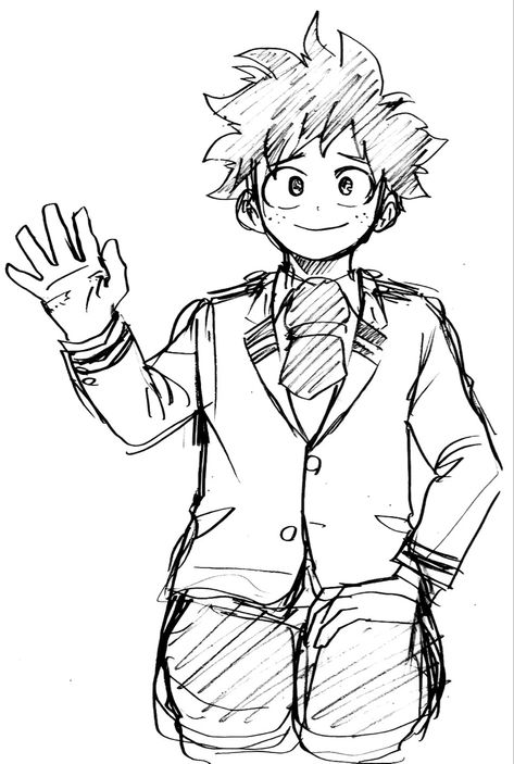 Izuku Midoriya World Heroes Mission, My Hero Academia Horikoshi Sketches, Horikoshi Sketches Deku, Deku Reference, Izuku Sketch, Izuku Midoriya Manga, Izuku Manga, Horikoshi Sketches, Toro Inoue