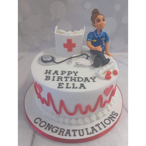 nurses birthday cake Nurse Birthday Cake, Nurse Birthday, Birthday Cakes For Women, Cakes For Women, Birthday Cake, Happy Birthday, Cake, Birthday