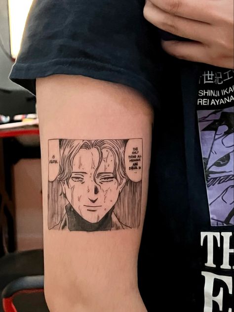 Johan Liebert Tattoo Ideas, Manga Panel Tattoos, Monster Manga, Johan Liebert, Inspo Tattoo, Cool Tattoo Drawings, Manga Tattoo, Cool Tattoo, Barbie Ferreira