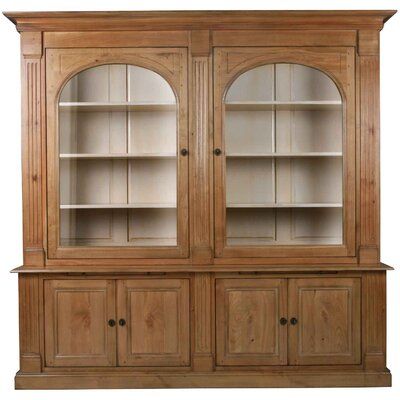 Logis is the traditional collection by essence. It has been our reference for years. Oak or cherry, this is the classic that will never go out of fashion. Michel Ferrand Logis 90.9" H x 95.7" W Solid Wood Library Bookcase - Bookcases in Brown/Red | Size 90.9 H x 95.7 W x 20.9 D in | Perigold Double Bookcase, Wood Library, Butler’s Pantry, Industrial Style Furniture, Library Bookcase, Wood Credenza, Solid Wood Tv Stand, Bookcase Decor, Solid Wood Shelves