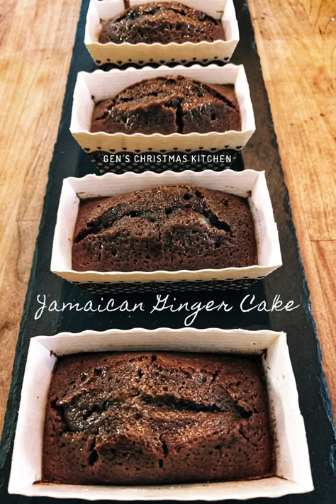 Jamaican Ginger Cake Recipe, Sticky Jamaican Ginger Cake, Easy Gingerbread Cake, Jamaican Ginger Cake, Sticky Ginger Cake, Ginger Cakes, Gingerbread Cake Recipe, Tea Cakes Recipes, Ginger Syrup