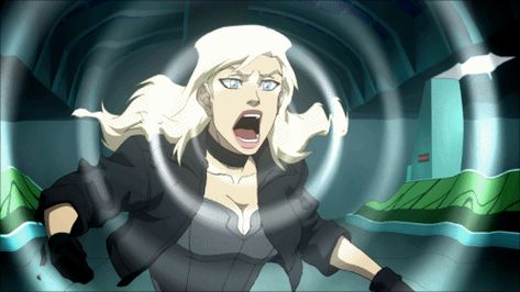 Magickally Moonlit | Canary Cry - a glamour to help your words make an... Black Canary Gif, Arrow Black Canary, Lance Black, Black Canary, Animation Reference, Green Arrow, Marvel Vs, Young Justice, Character Design Animation