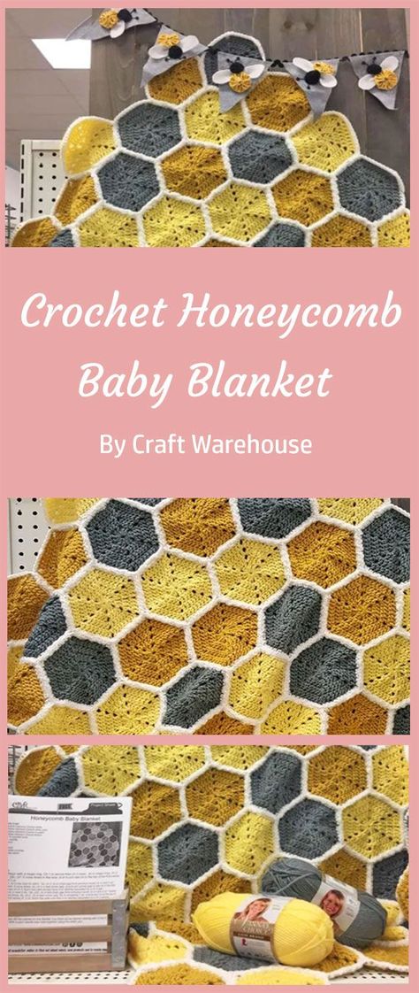 Honeycomb Blanket Crochet Pattern, Honey Comb Crochet Baby Blanket Pattern, Honey Comb Blanket Crochet, Honeycomb Crochet Pattern, Honey Comb Crochet Blanket Pattern Free, Honeycomb Crochet Stitch, Honeycomb Crochet Blanket, Blanket Crochet Ideas, Crochet Honeycomb