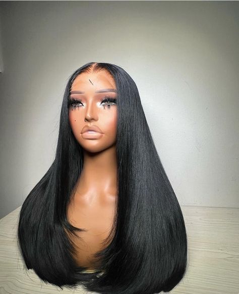 The Baddies Studio Straight Human Hair Wigs, Black Hd, Frontal Wig Hairstyles, Braided Ponytail Hairstyles, Curly Lace Front Wigs, Hair Flip, Dope Hairstyles, Business Hairstyles, Straight Lace Front Wigs