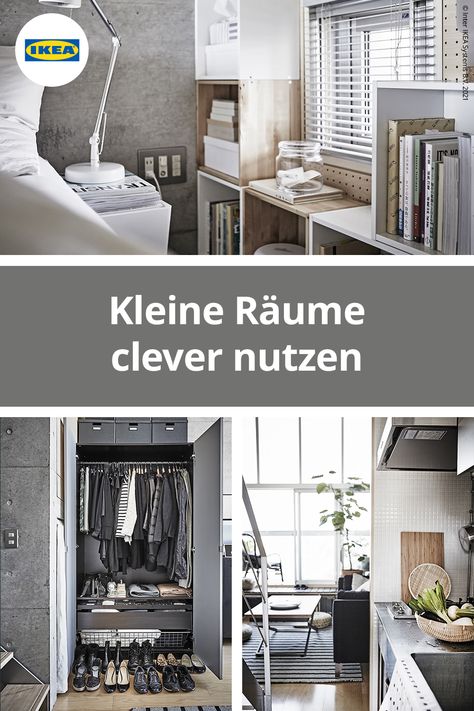 IKEA Deutschland | IKEA Deutschland | Aiko lebt in einem 25 m² großen Apartment, das eine Deckenhöhe von 3,5 m hat. In diesen eher beengten Verhältnissen hat sie ein Wohnzimmer, einen Essbereich, einen Balkon, eine Küche, ein Badezimmer und ein Schlafzimmer untergebracht. #IKEA #Stauraum #Fläche #Raum #nutzen #Inspirationen #wenig #Platz #skandi #scandinavian #interior #interieur #design Ikea Inspiration, M Hat, Scandinavian Interior, Quick Saves, Design