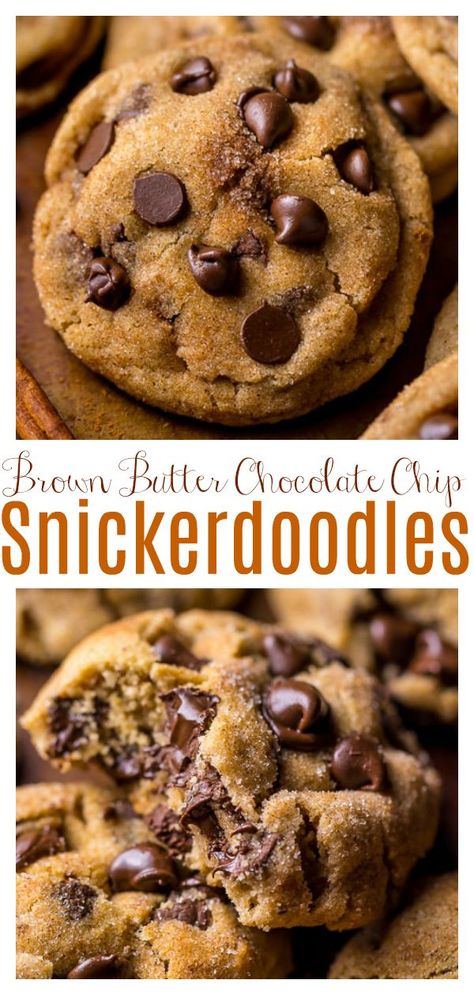 Christmas Baking Recipes Cookies, Christmas Baking Recipes Easy, Cookie Chocolate Chip, Chewy Ginger Cookies, Easy Holiday Cookies, Brown Butter Chocolate Chip, Baker By Nature, Snickerdoodle Recipe, Holiday Cookies Christmas